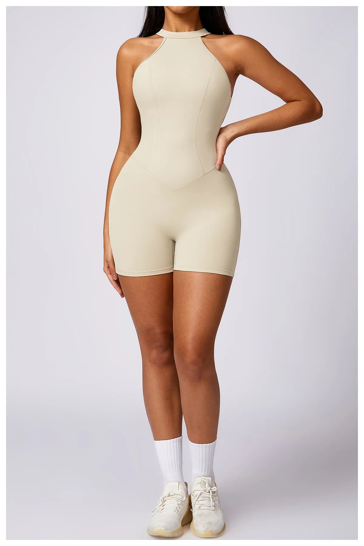 Short Halter Playsuit