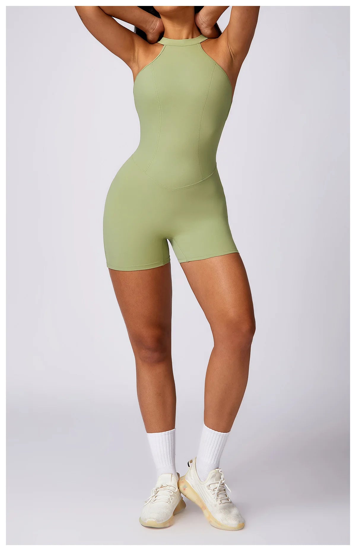 Short Halter Playsuit