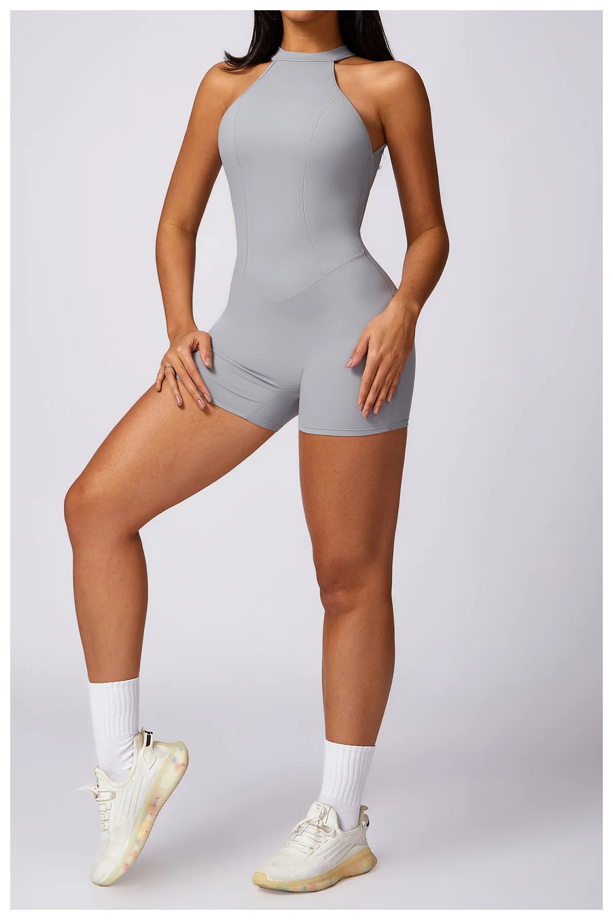 Short Halter Playsuit