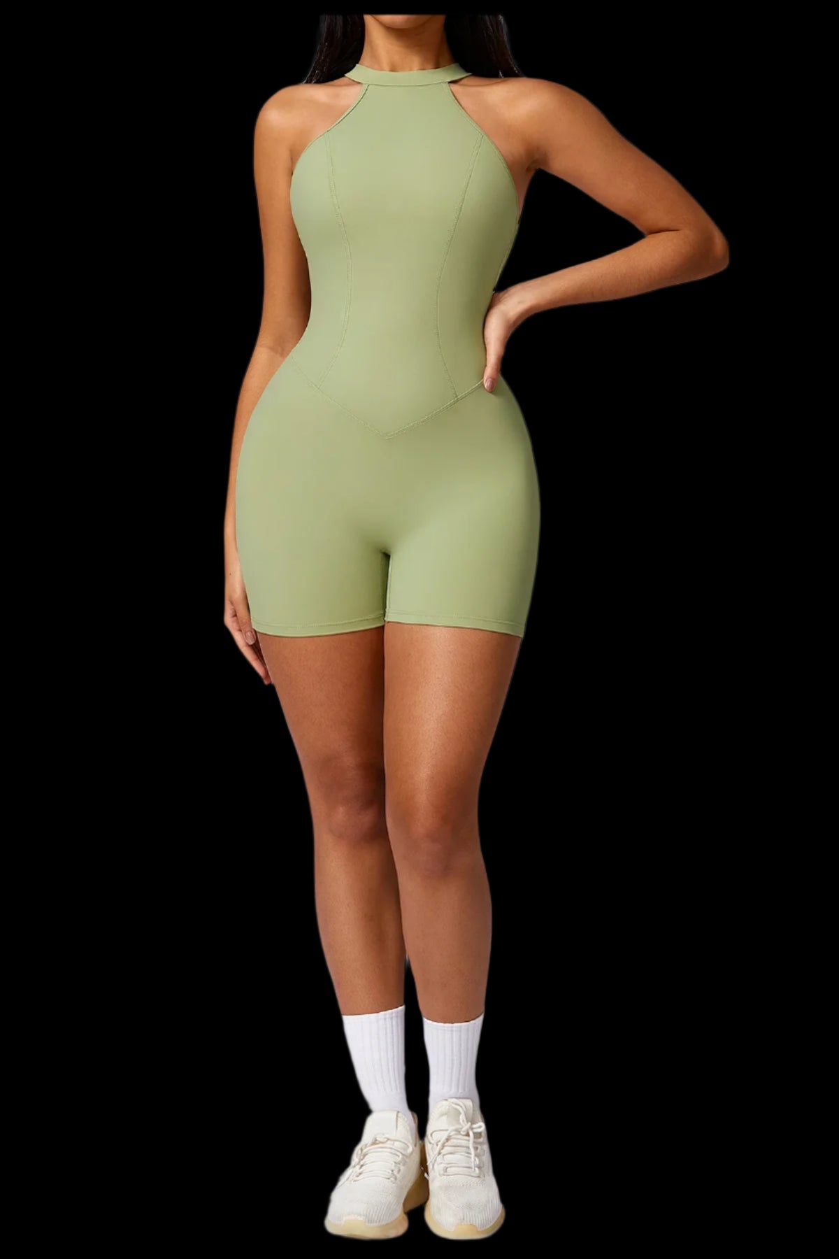 Short Halter Playsuit