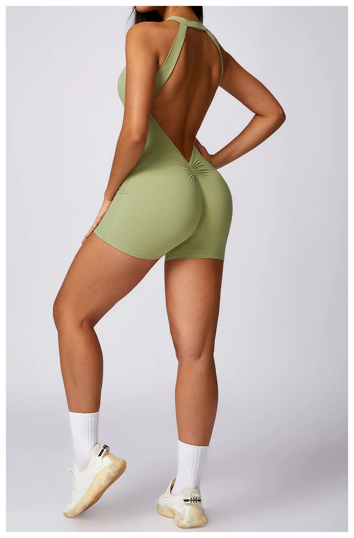 Short Halter Playsuit