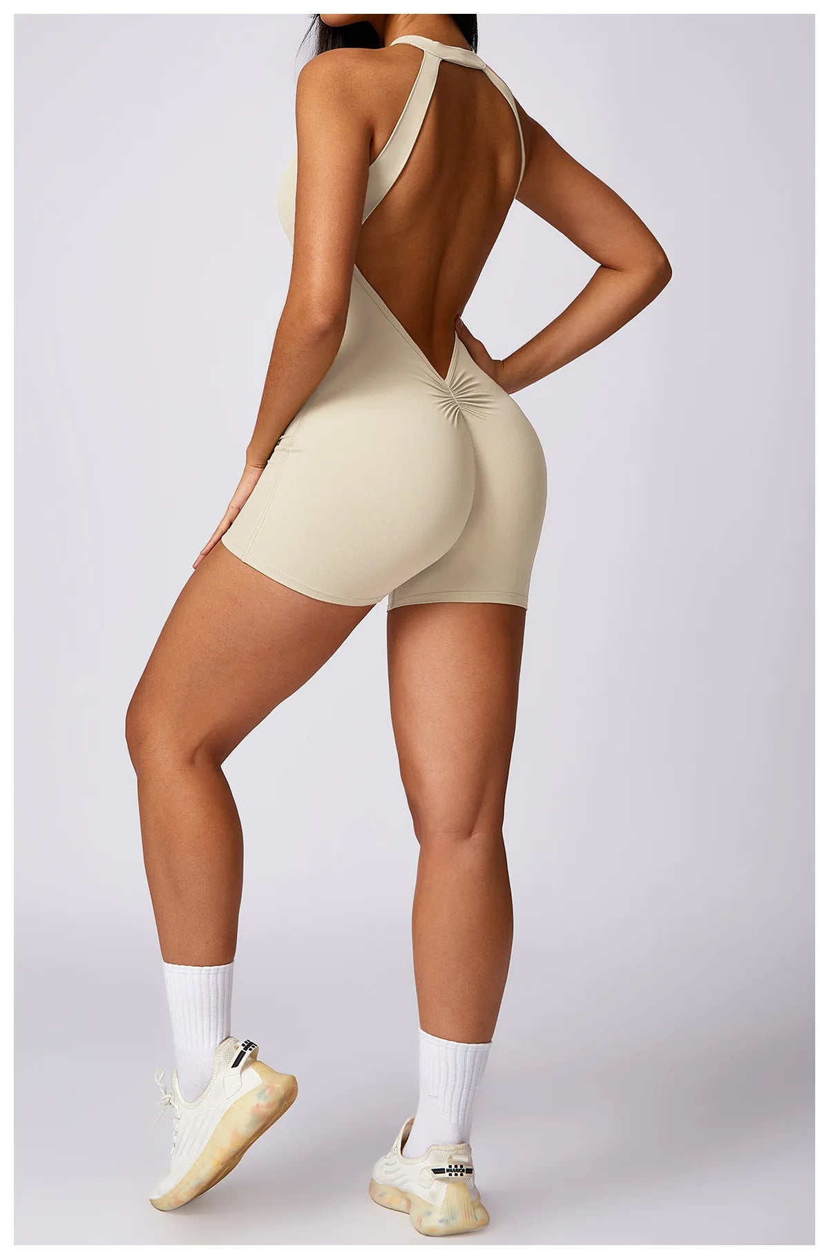Short Halter Playsuit