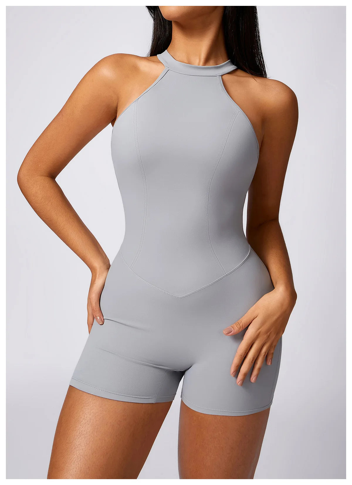 Short Halter Playsuit
