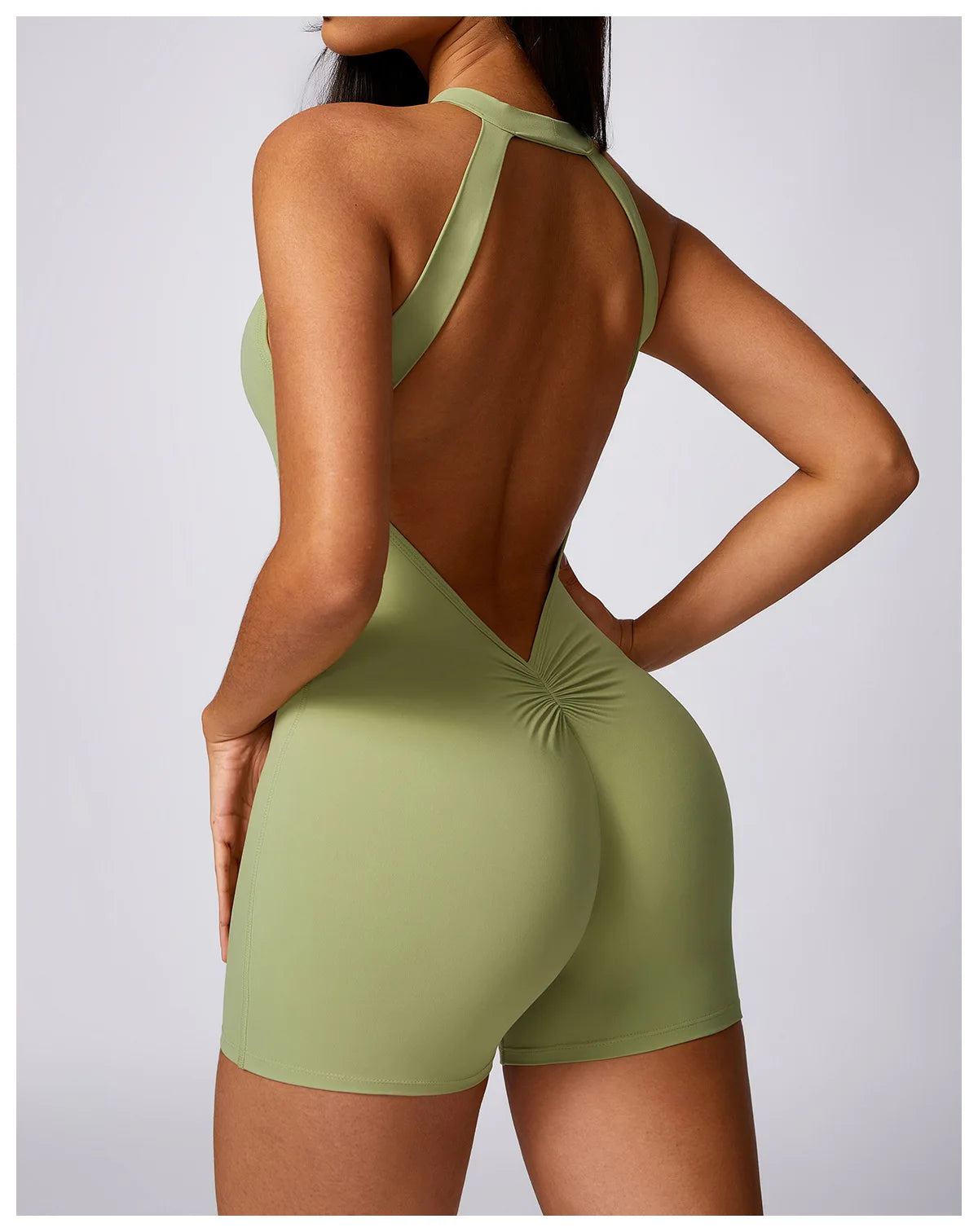 Short Halter Playsuit